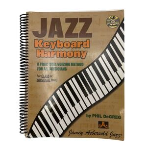 Jazz Keyboard Harmony Phil DeGreg Jamey Aebersold Jazz Book CD Included JKH